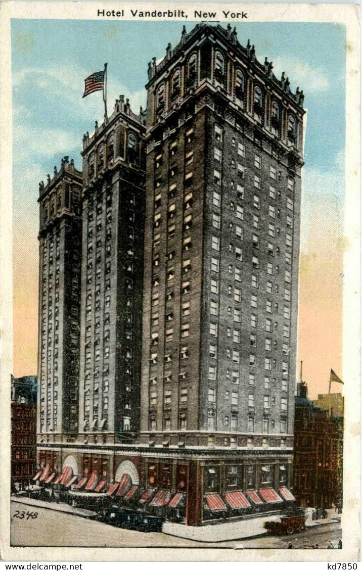 New York City - Hotel Vanderbilt - Autres & Non Classés