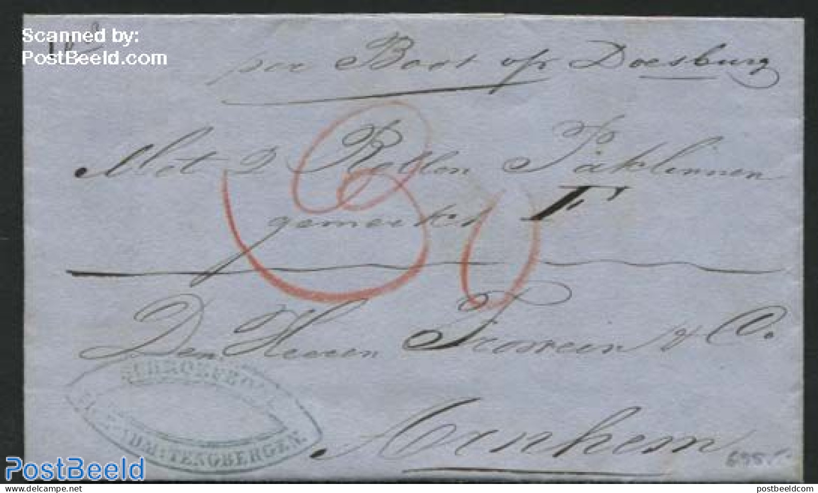 Netherlands 1869 Invoice Sent From Amsterdam To Arnhem By Ship To Doesburg (Schroefboot), Postal History, Transport - .. - Cartas & Documentos