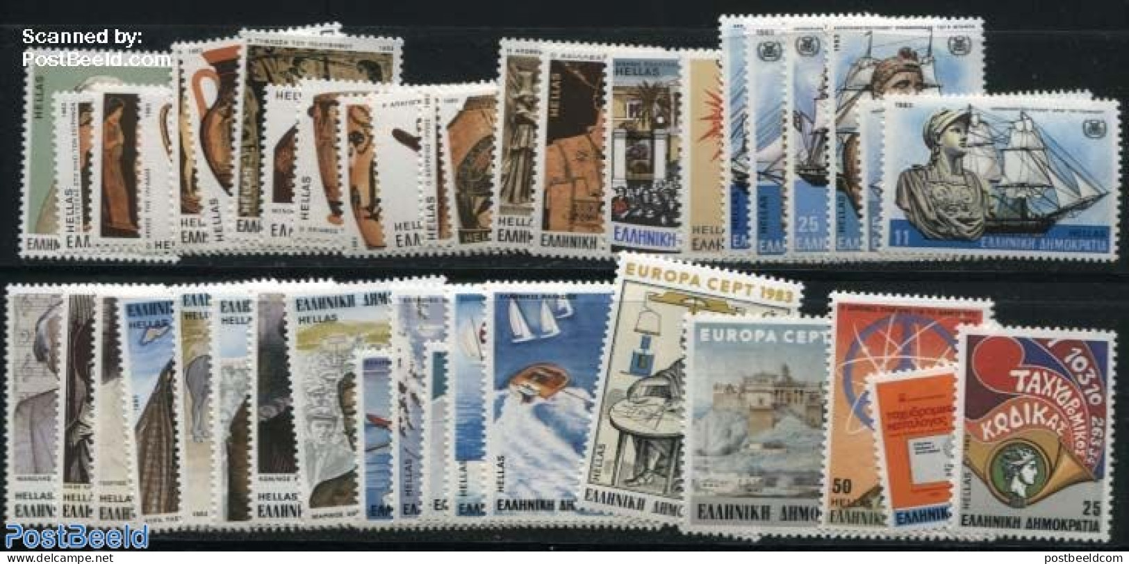 Greece 1983 Yearset 1983 (41v), Mint NH, Various - Yearsets (by Country) - Ongebruikt