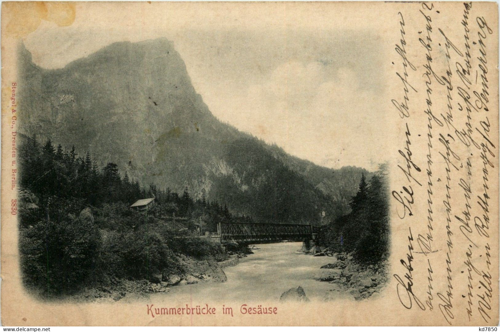 Gesäuse/Steiermark - Gesäuse, Kummerbrücke - Gesäuse