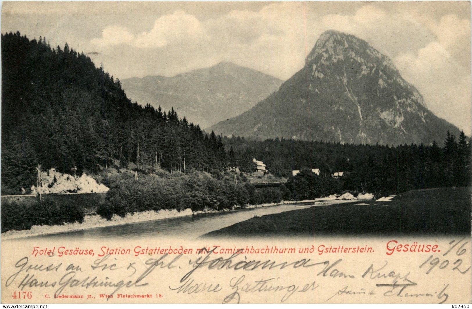 Hotel Gesäuse, Station Gstatterboden MitCamischbachthurm - Gesäuse