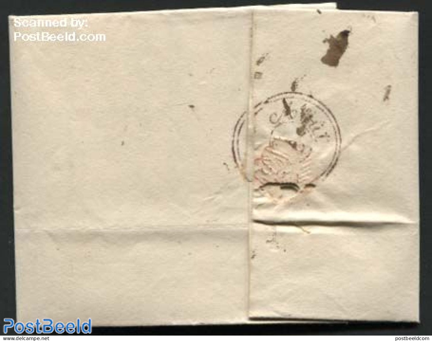 Netherlands 1822 Letter From Utrecht To Paris, Postal History - ...-1852 Voorlopers