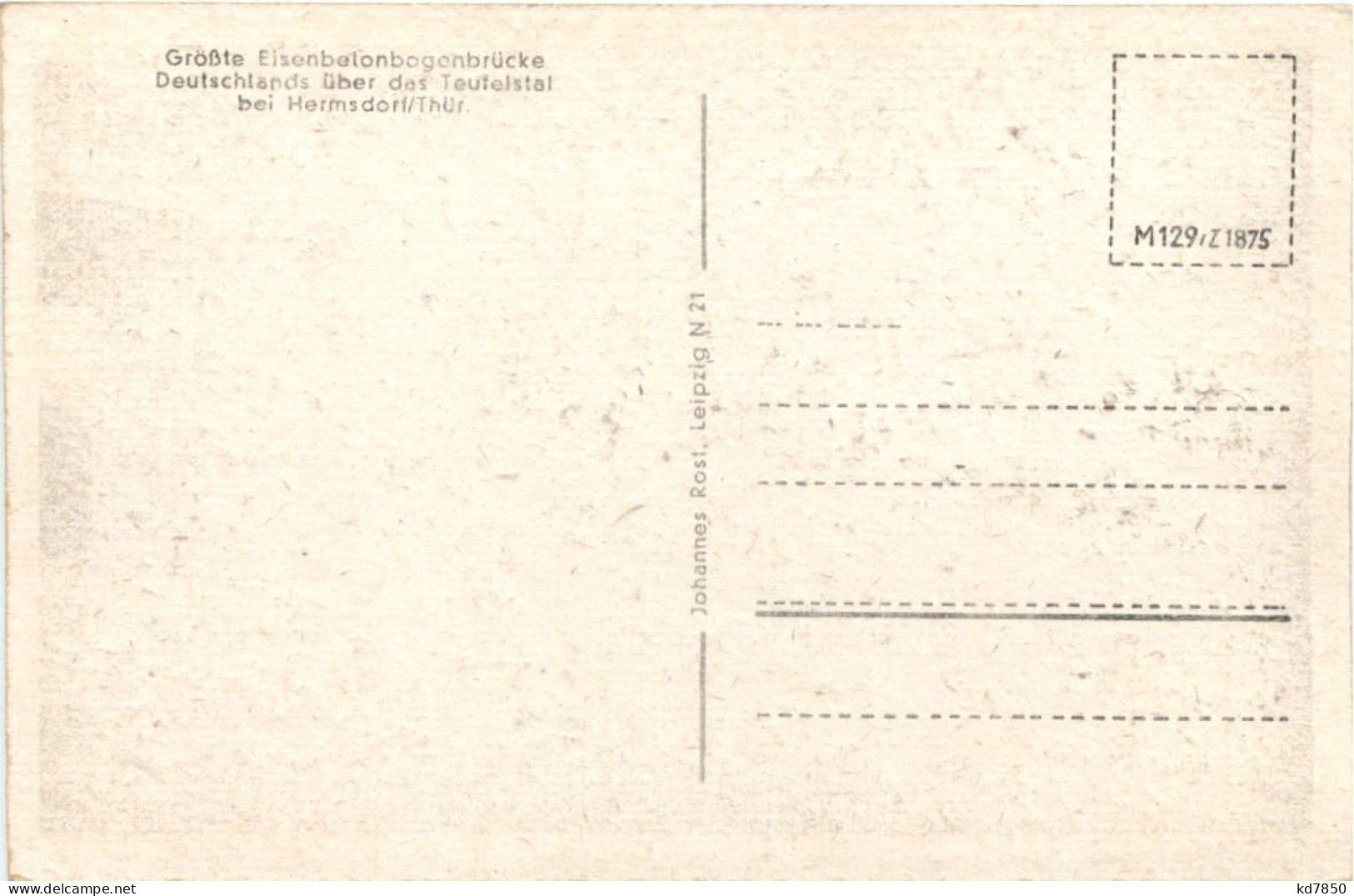 Teufelsbrücke Der Autobahn Bei Hermsdorf - Hermsdorf