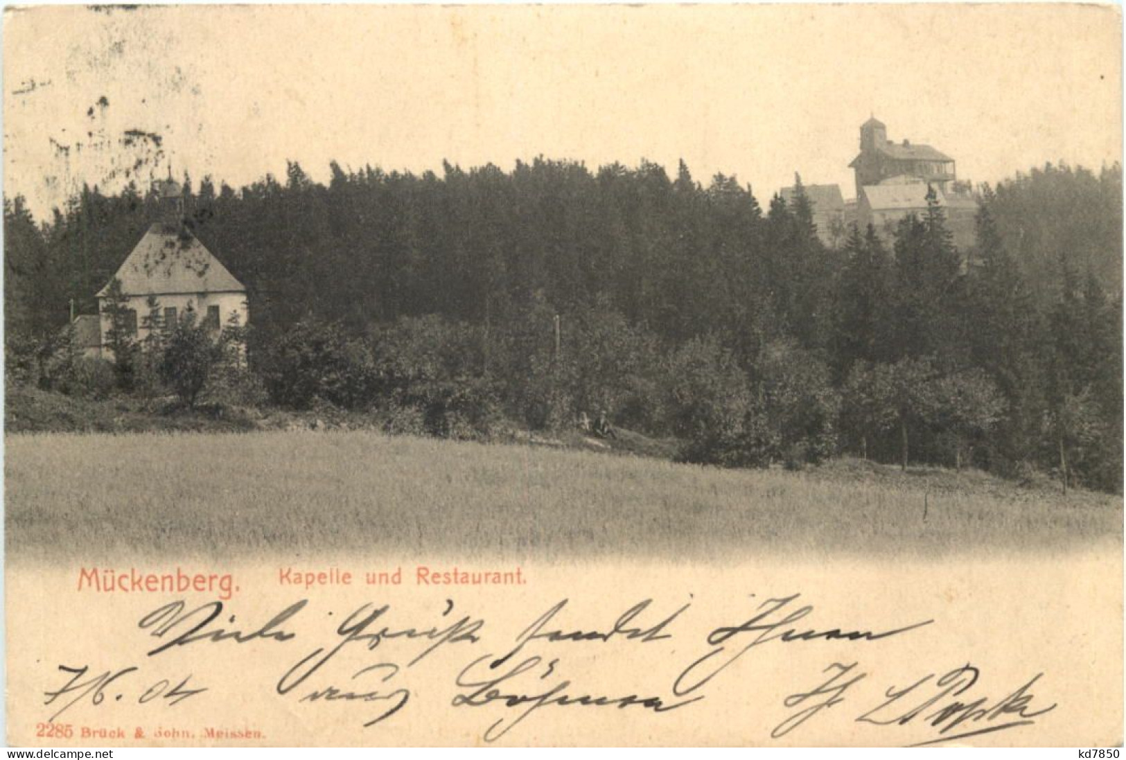 Mückenberg - Kapelle Und Rastaurant - Boehmen Und Maehren