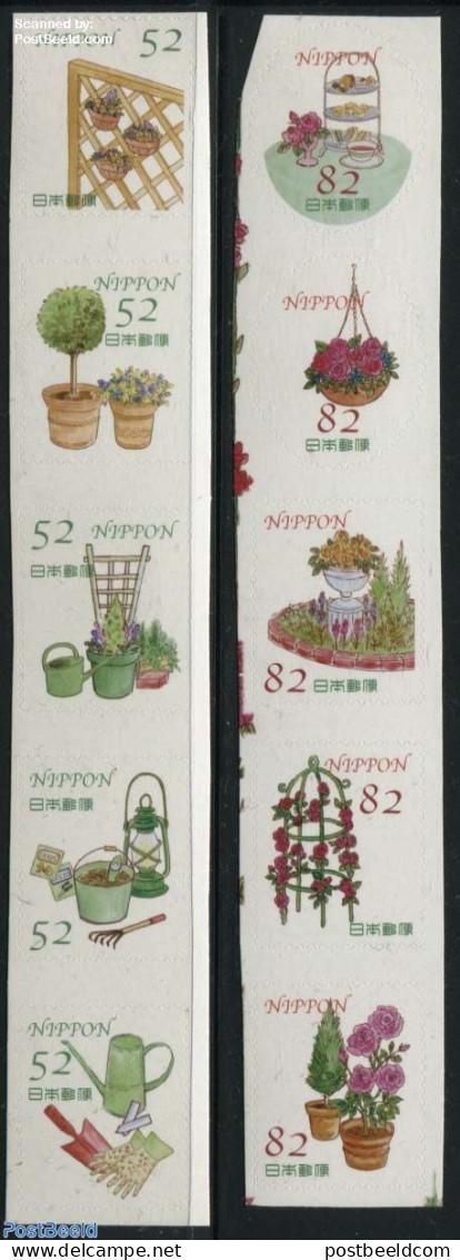 Japan 2016 Flowers In Daily Life 10v S-a, Mint NH, Nature - Flowers & Plants - Ungebraucht