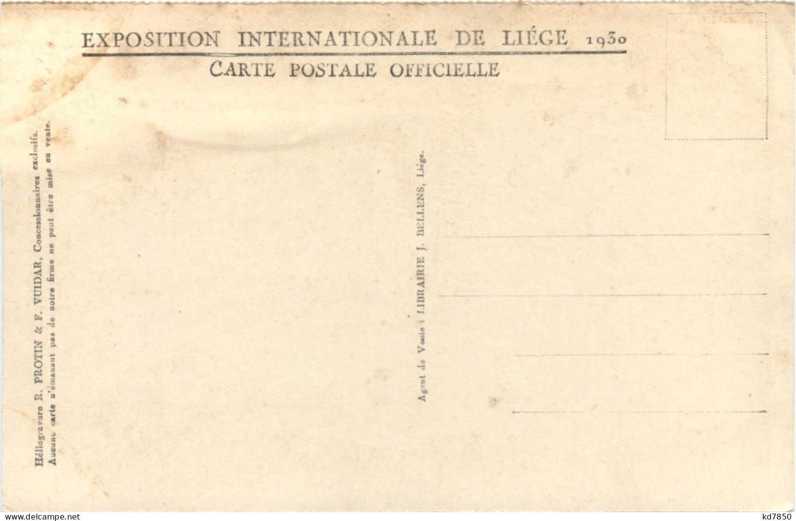 Exposition De Liege 1930 - Liege