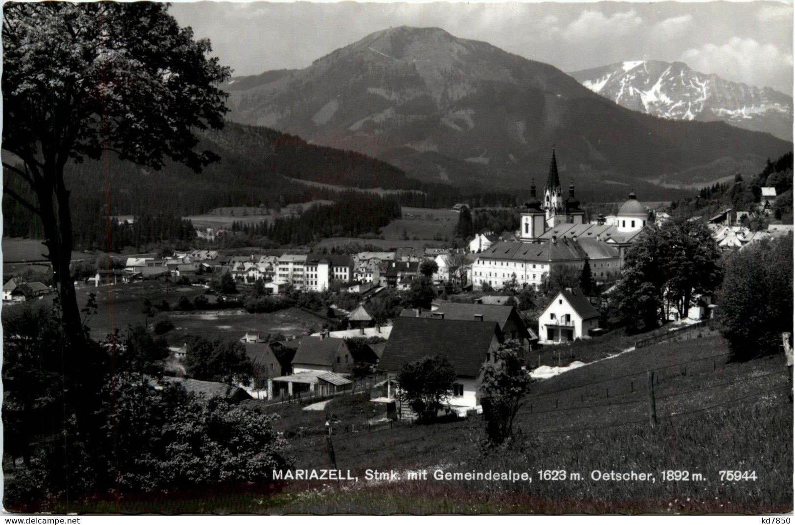 Mariazell/Steiermark - Mariazell, Mit Gemeindealpe Und Oetscher - Mariazell