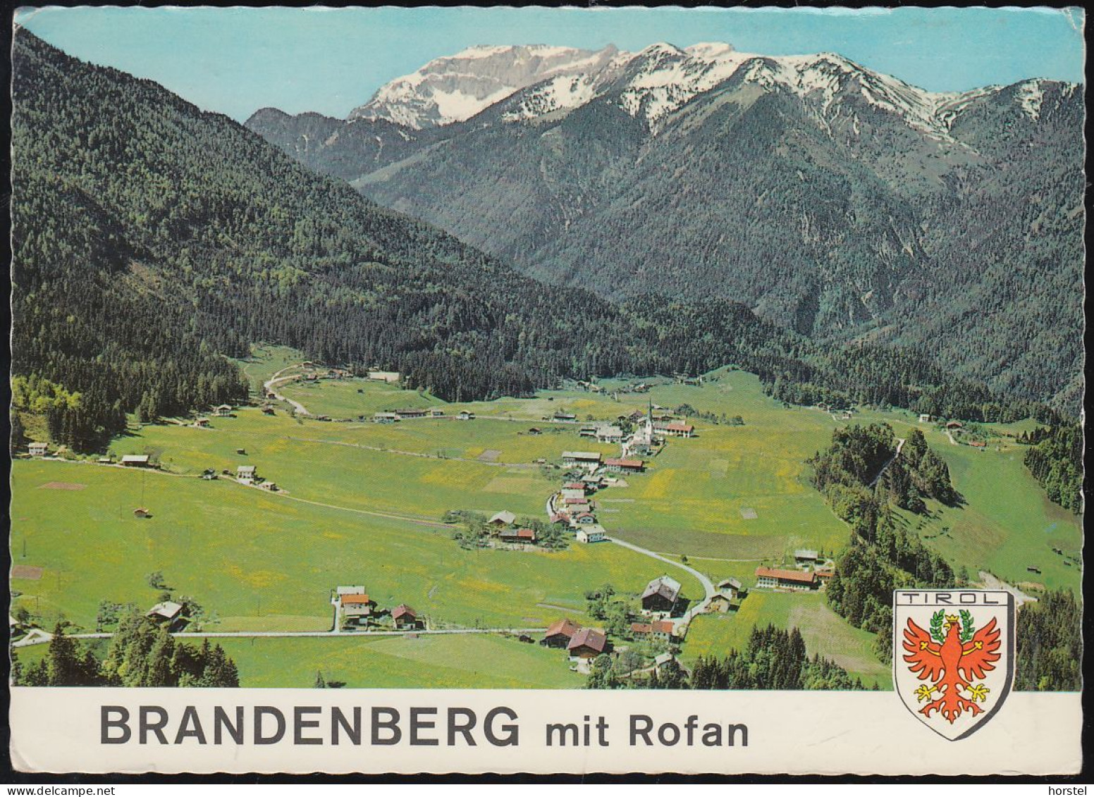 Austria - 6234 Brandenberg - Alte Ortsansicht - Wappen - Nice Stamp 1973 - Brixlegg