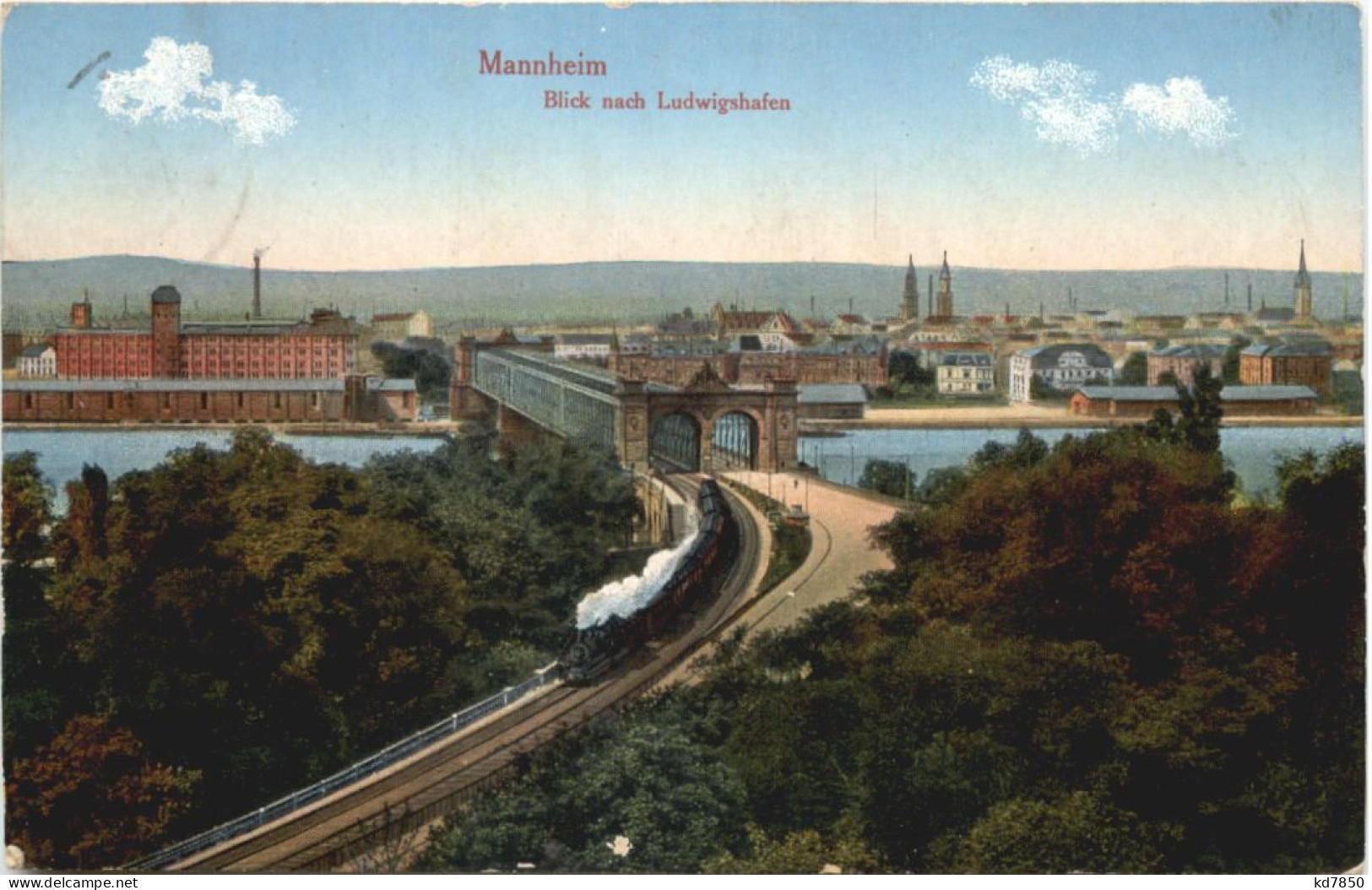 Mannheim - Blick Nach Ludwigshafen - Mannheim