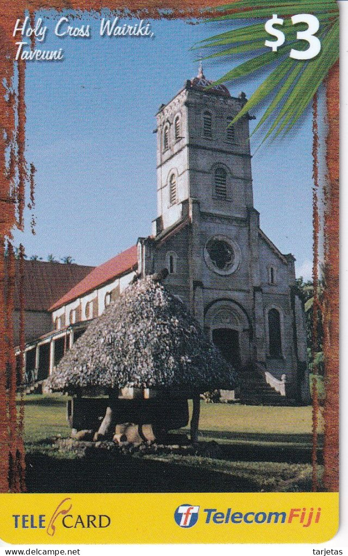 TARJETA DE LAS FIJI DE HOLY CROSS WAIRIKI - TAVEUNI - Fidji