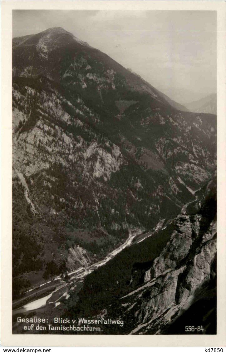 Gesäuse: Blick Vom Wasserfallweg Auf Den Tamischbachturm - Admont