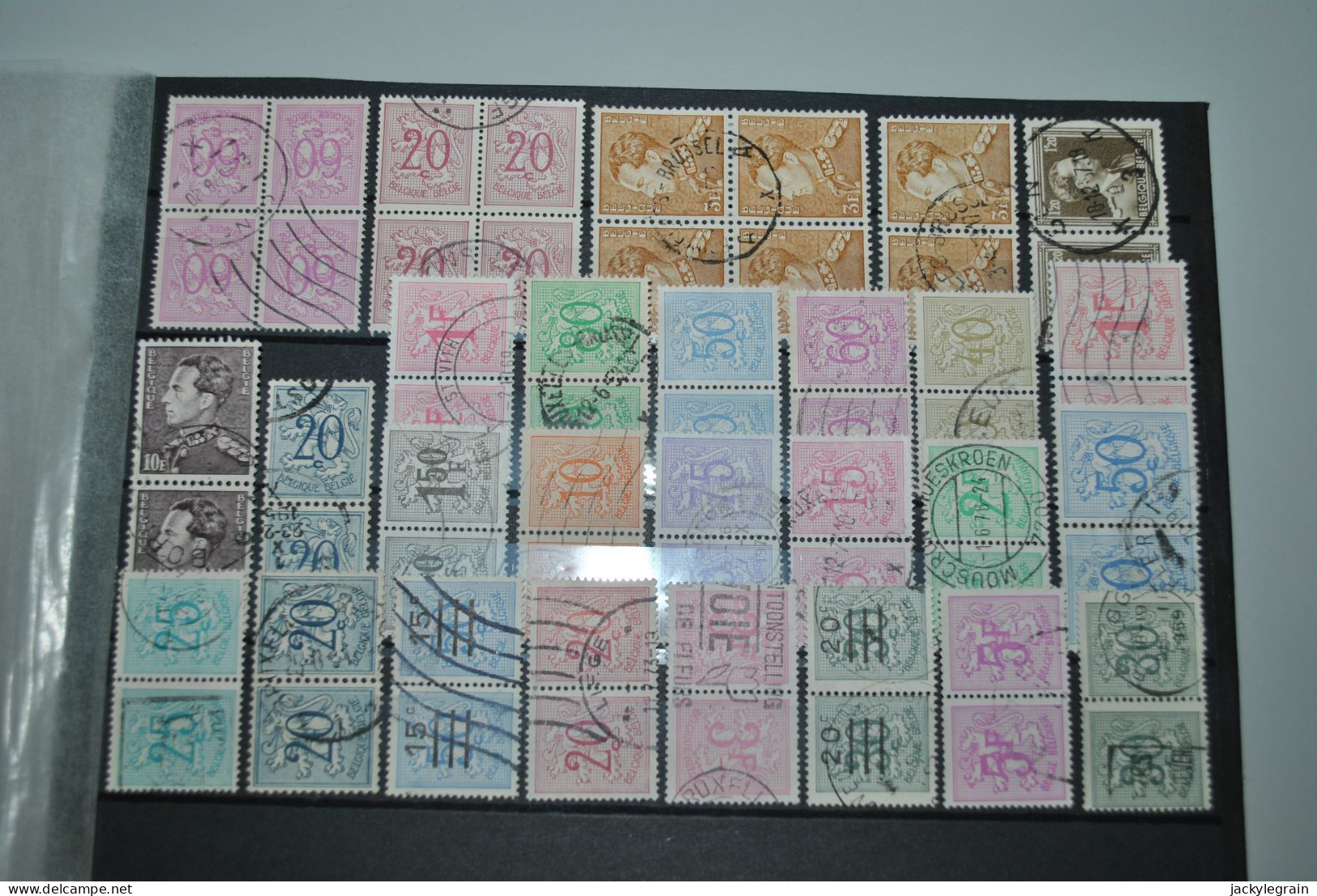 Belgique 1951/... Blocs/Paires Oblitérés - Used Stamps