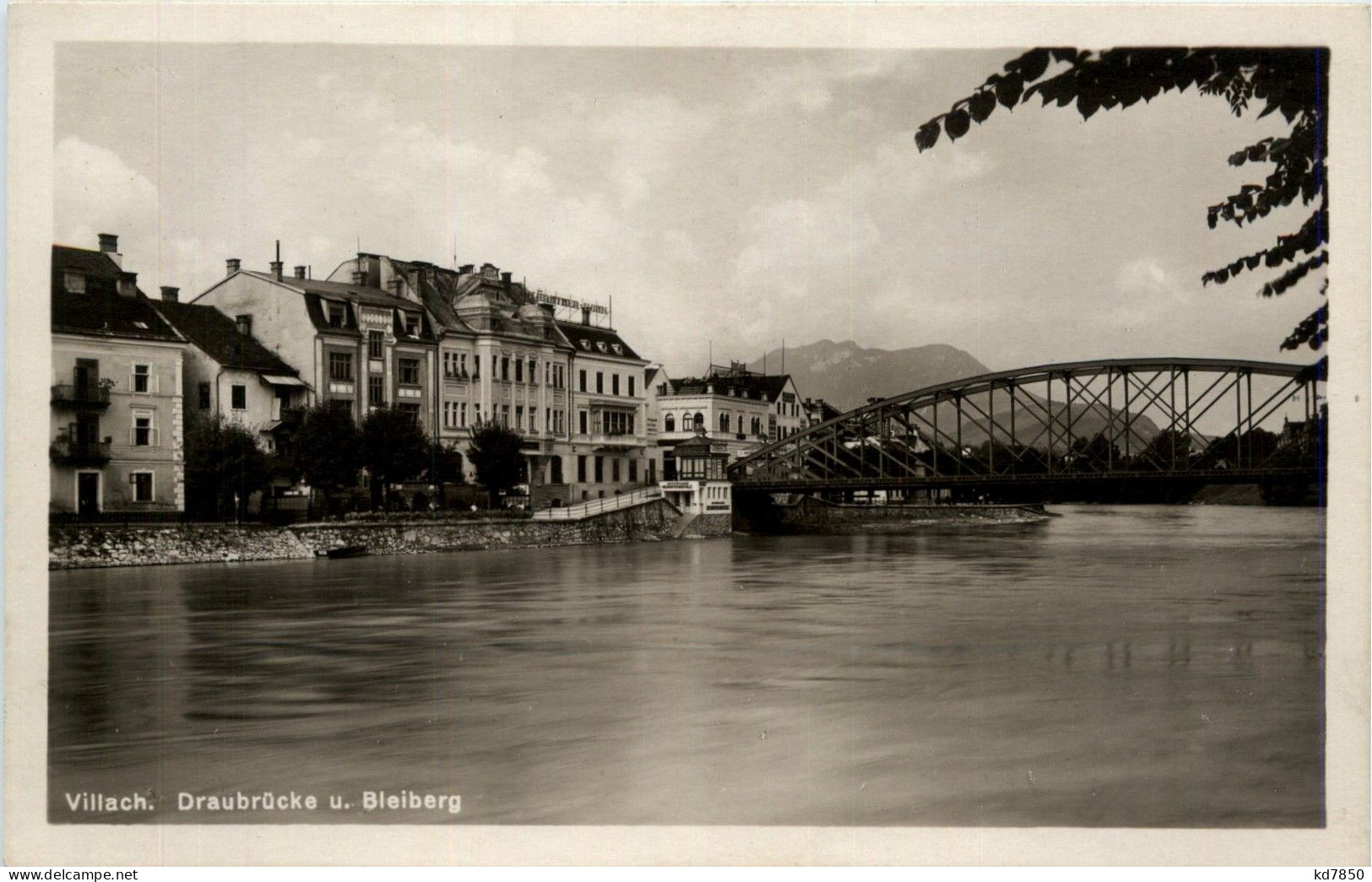 Villach/Kärnten - Villach, Draubrücke Und Bleiberg - Villach