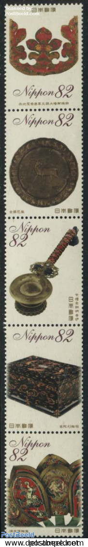 Japan 2016 Treasures Of Shoso-in 3 5v, Mint NH, Art - Art & Antique Objects - Ungebraucht