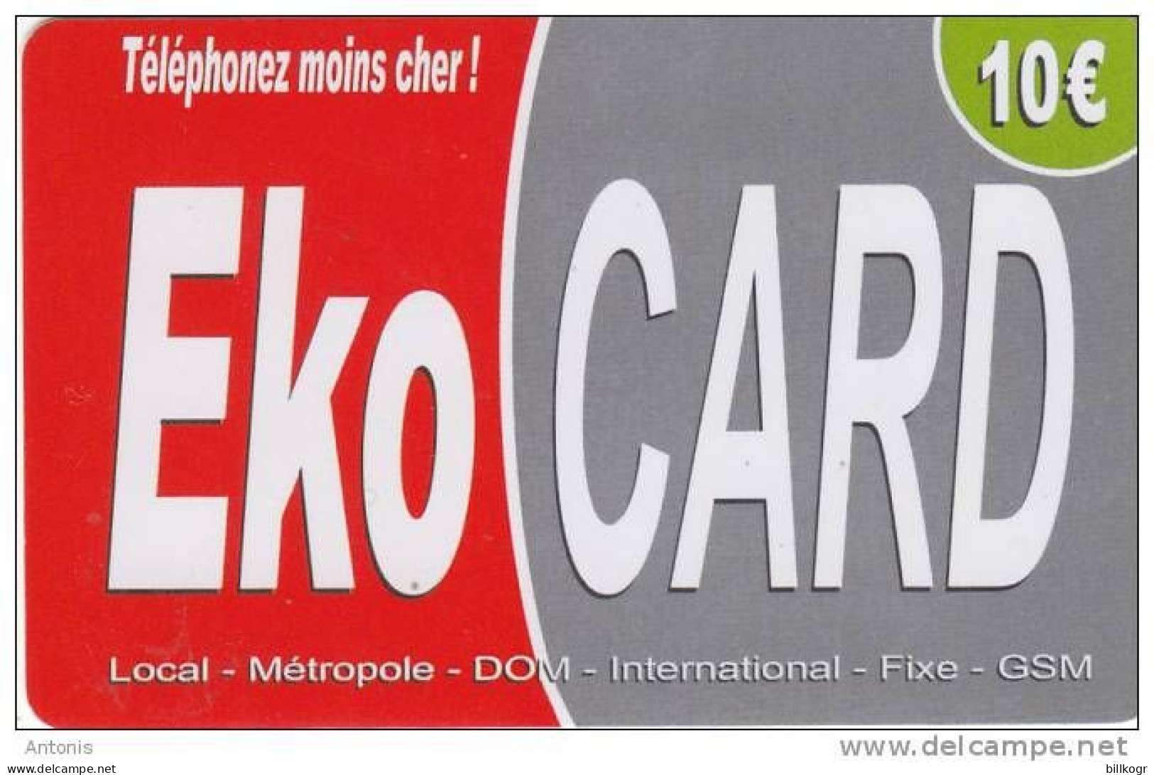 MAYOTTE(FRANCE) - EKO By XTS Telecom Prepaid Card 10 Euro, Used - Otros – Africa