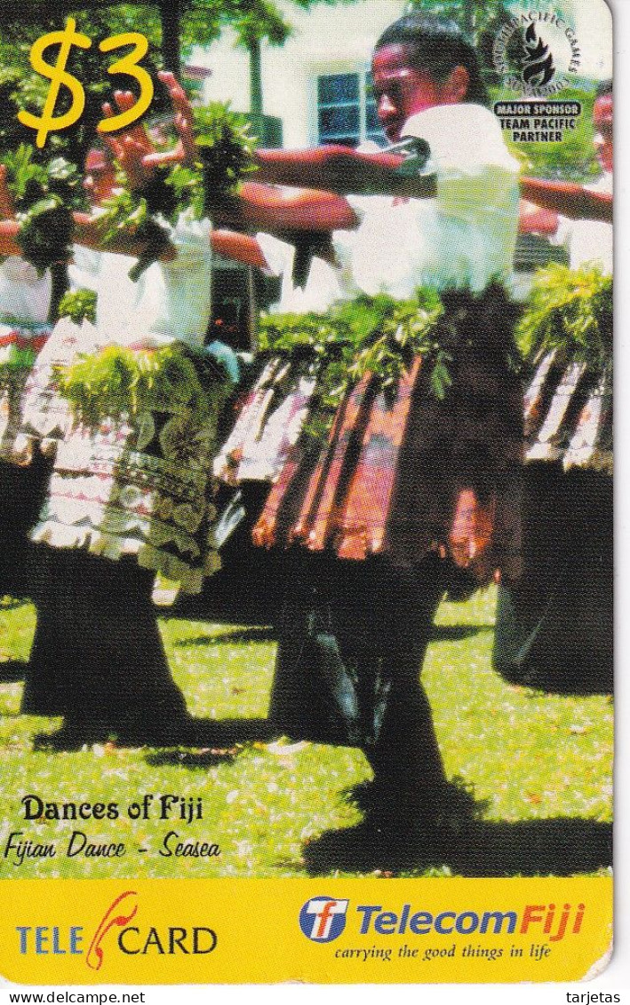 TARJETA DE LAS FIJI DE DANCES OF FIJI - Figi