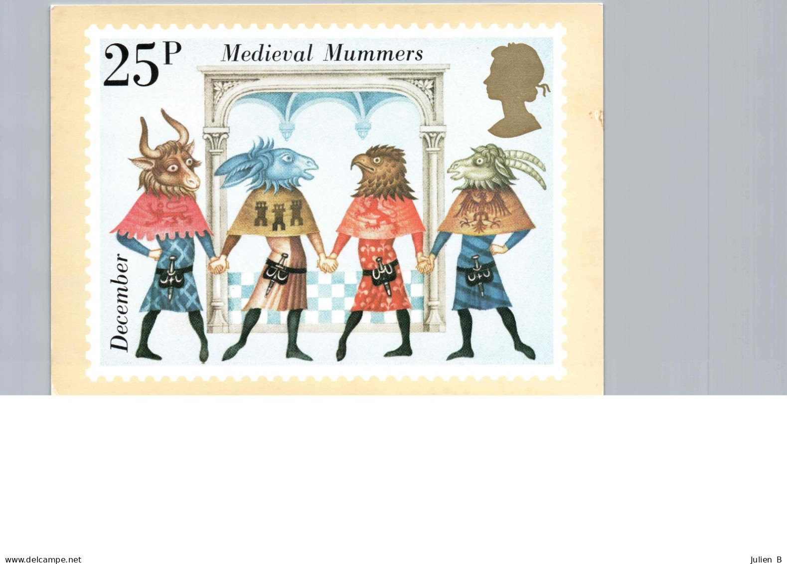 25p, Folklore, Designed By Fritz Wegner, 6 February 1981 - Briefmarken (Abbildungen)