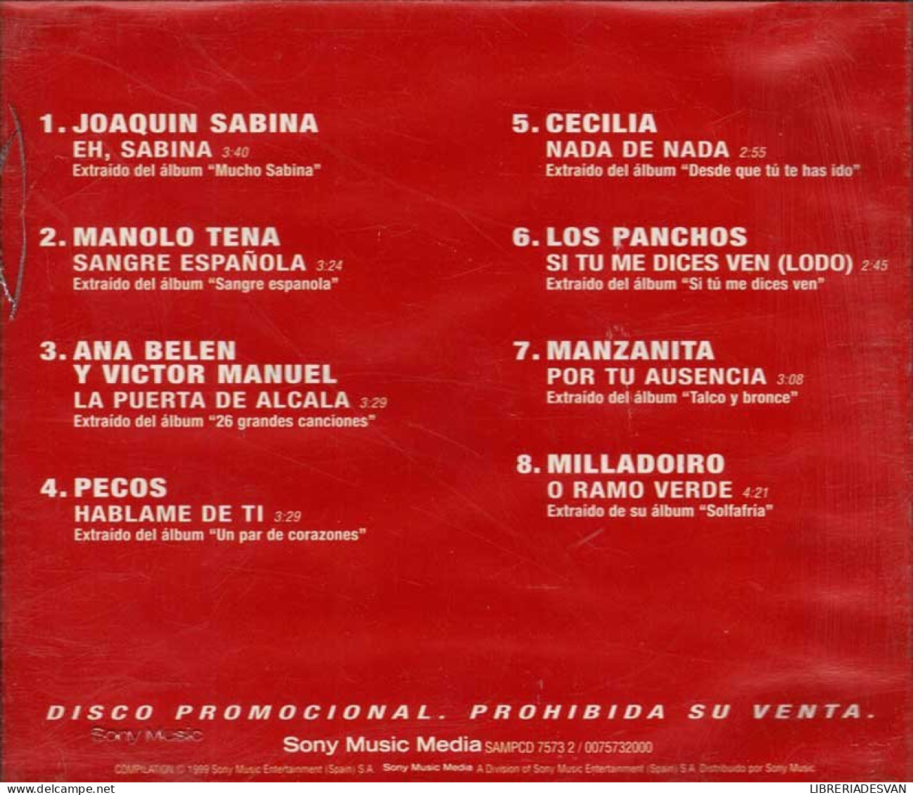 Joaquín Sabina, Manolo Tena, Ana Belen Y Victor Manuel, Pecos Y Otros - Nice Price 2. CD Promo - Disco & Pop