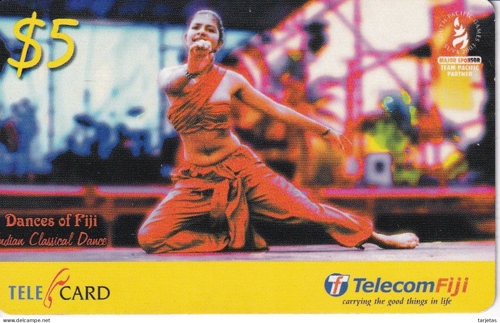 TARJETA DE LAS FIJI DE DANCES OF FIJI - Figi