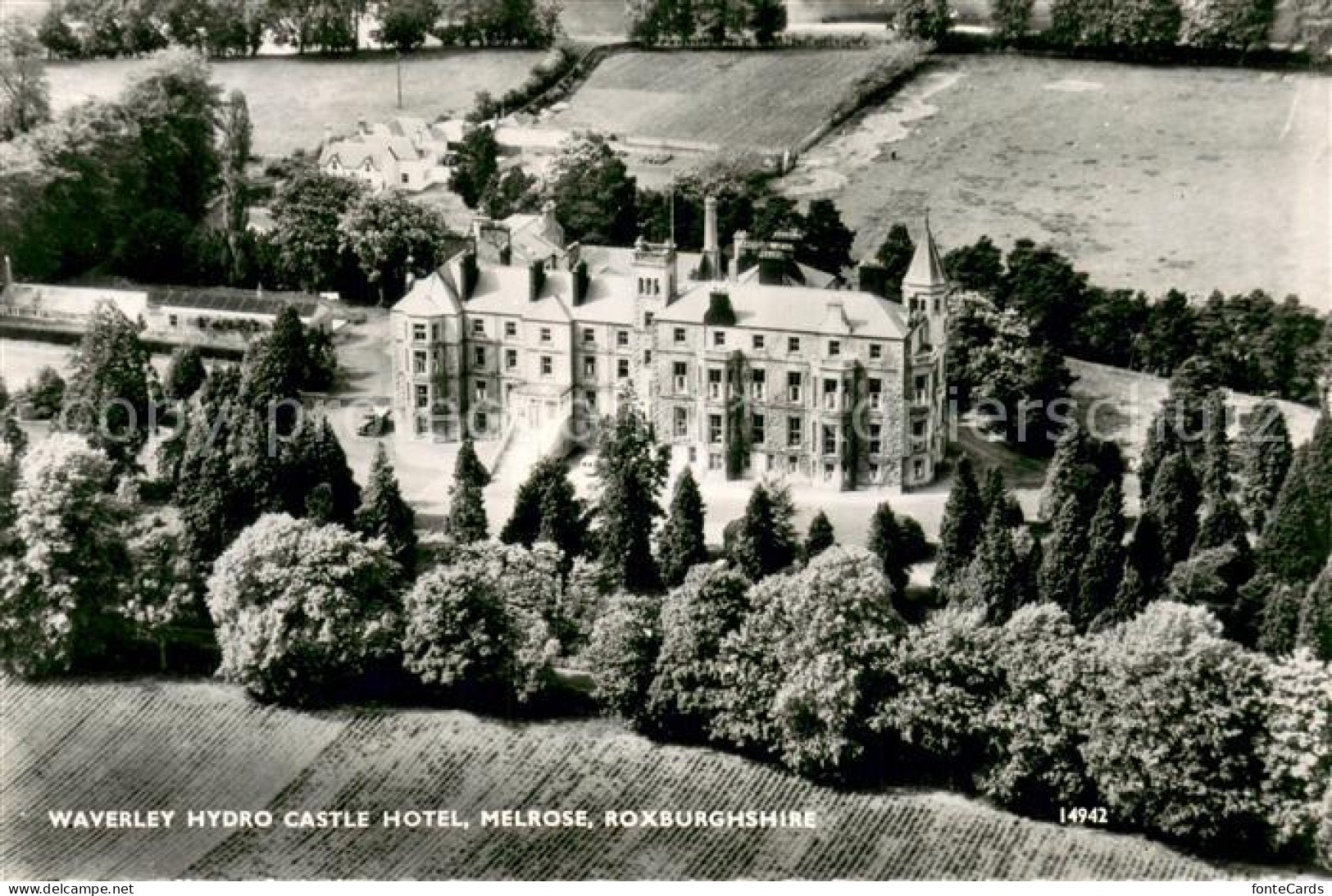 73687323 Melrose  Waverley Hydro Castle Hotel Roxburgshire Air View Melrose  - Andere & Zonder Classificatie