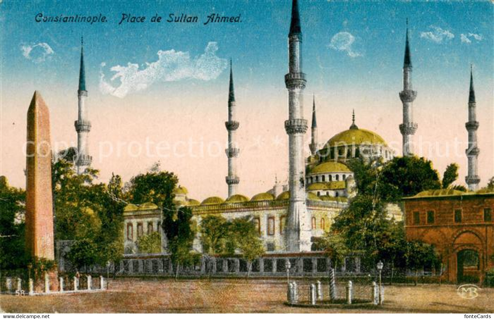 73683981 Constantinople Place De Sultan Ahmed Constantinople - Turchia