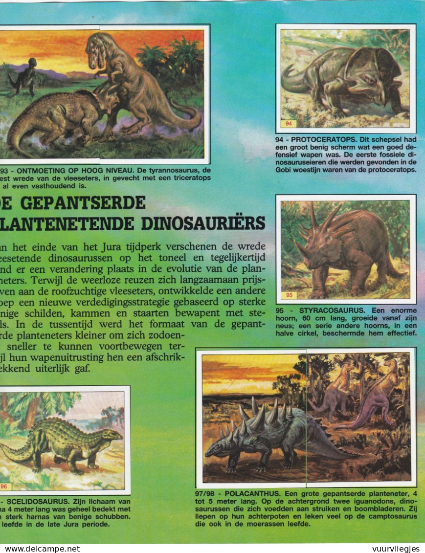Prehistorische Dieren - Compleet Met Stickers - Edition Néerlandaise