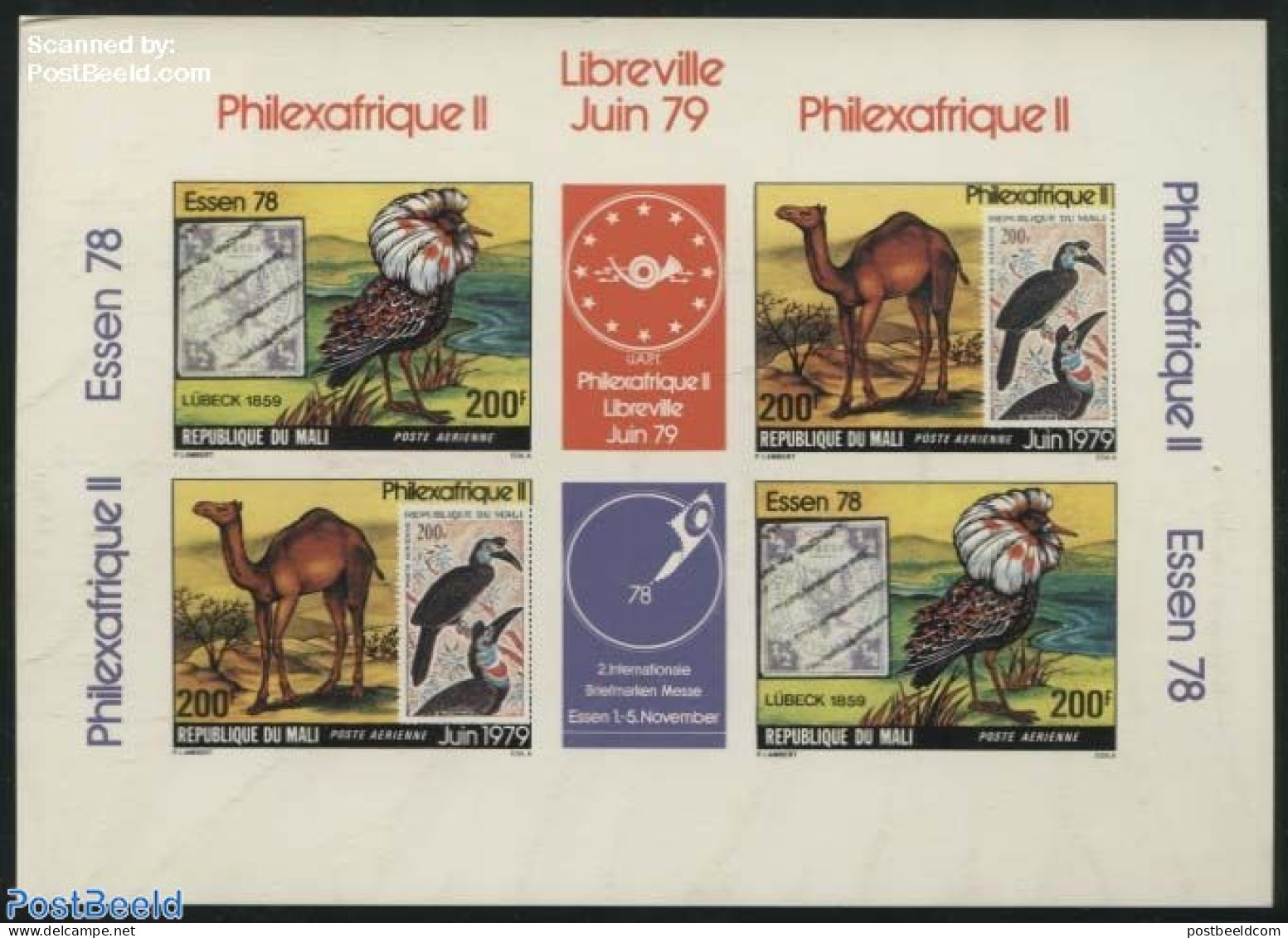 Mali 1979 Philexafrique, Epreuve De Luxe, Mint NH, Philately - Stamps On Stamps - Stamps On Stamps