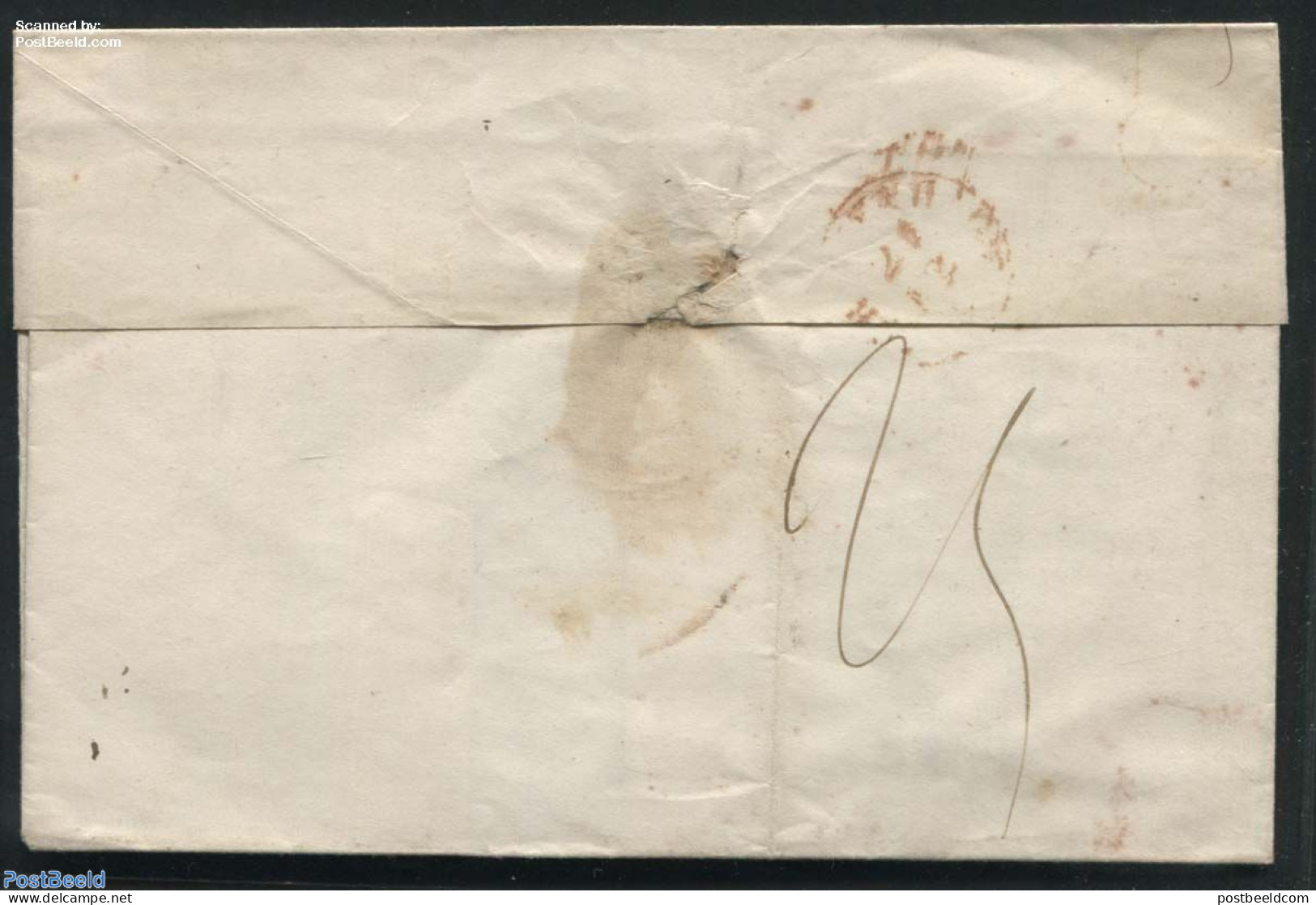 Netherlands 1841 Folding Cover From Zwolle To S Gravenhage, Postal History - ...-1852 Voorlopers