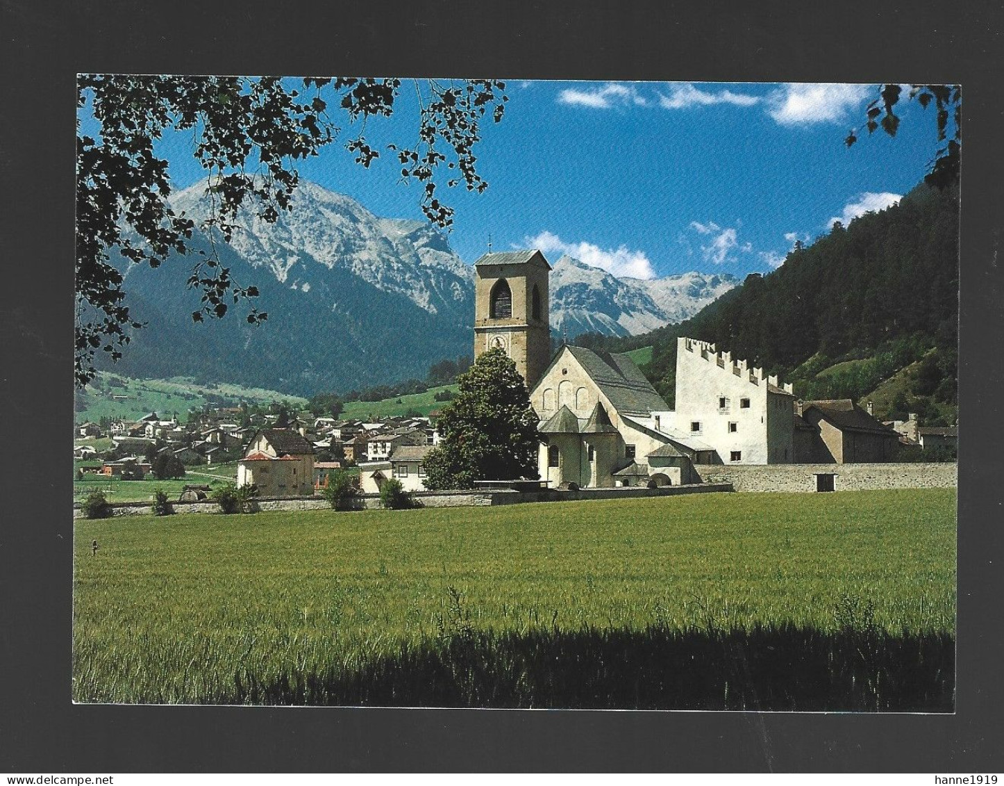 Tschierv Kloster St Johann Photo Carte Schweiz Suisse Switzerland Htje - Tschierv