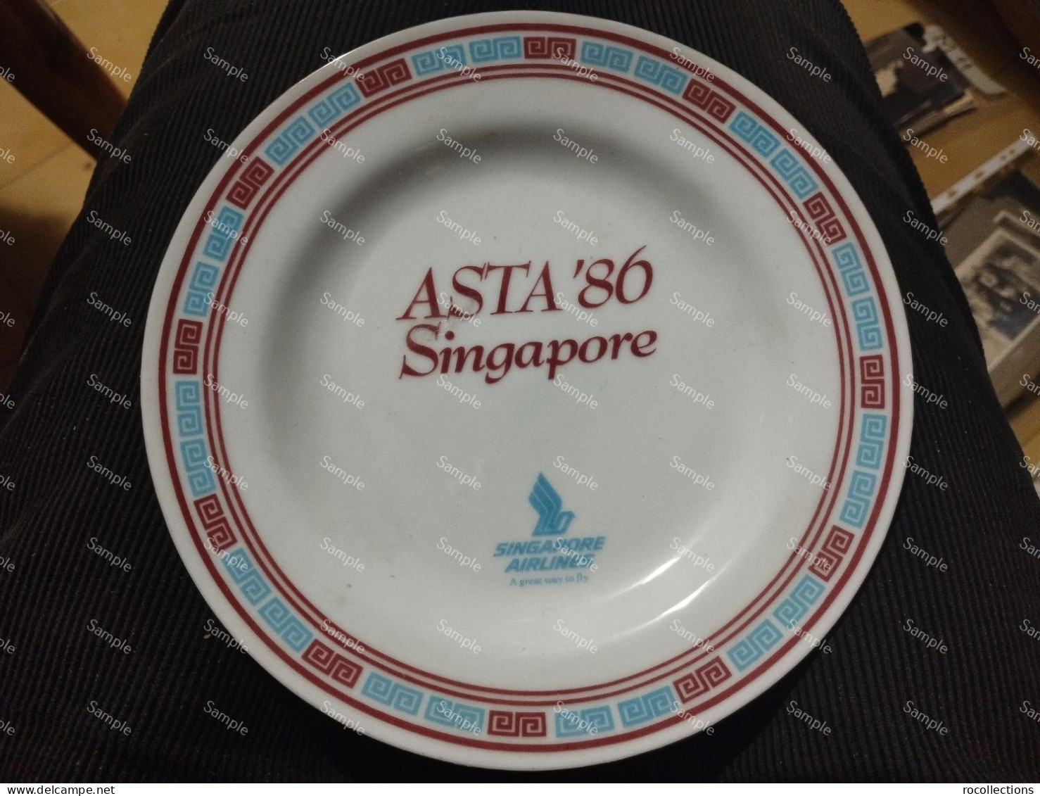 Dish Aviation ASTA '86 Singapore Airlines - Platos