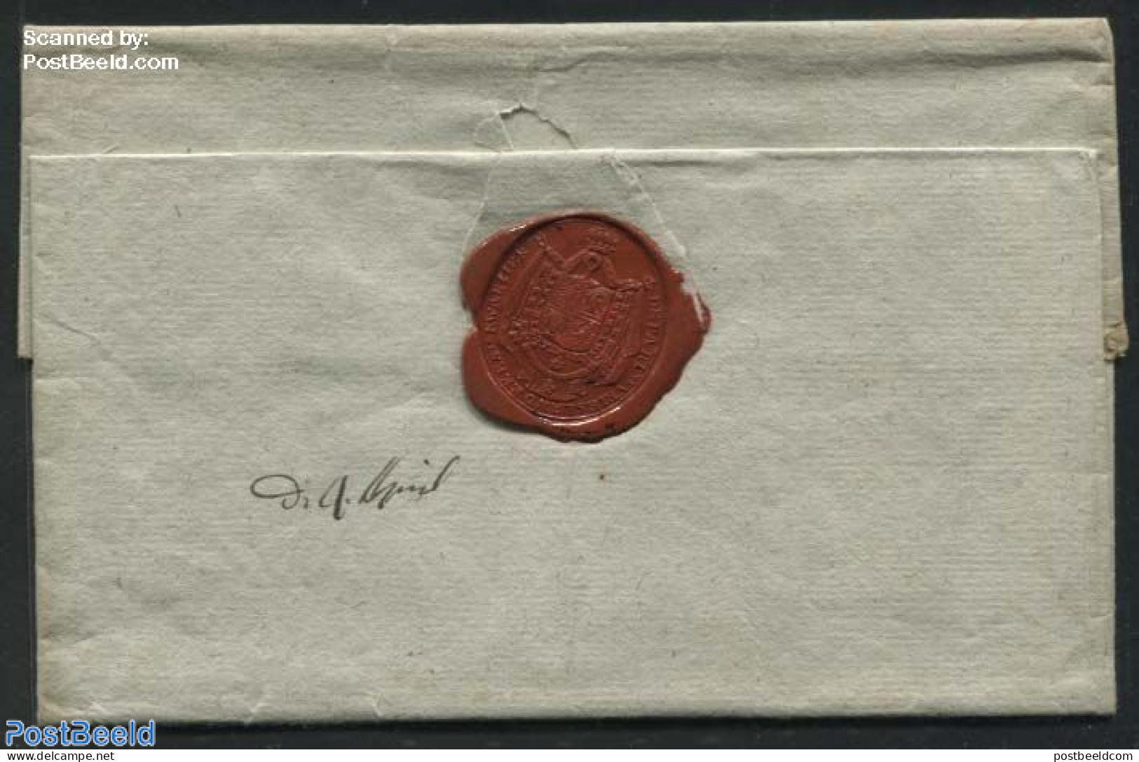 Netherlands 1811 Folding Cover From Heerenveen To Smallingerland, Postal History - ...-1852 Voorlopers