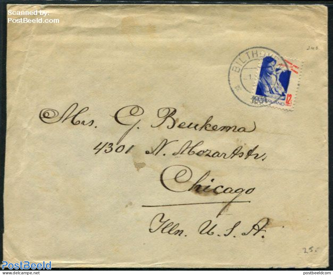 Netherlands 1931 Cover With NVPH No. 243, Postal History, Health - Disabled Persons - Briefe U. Dokumente