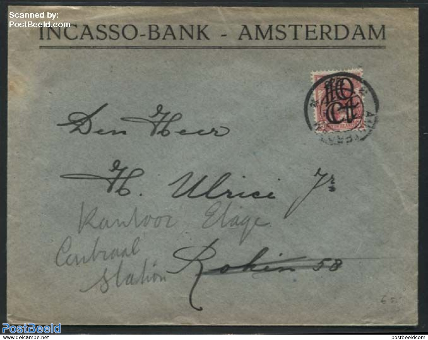 Netherlands 1923 Cover To Amsterdam, Postal History - Lettres & Documents