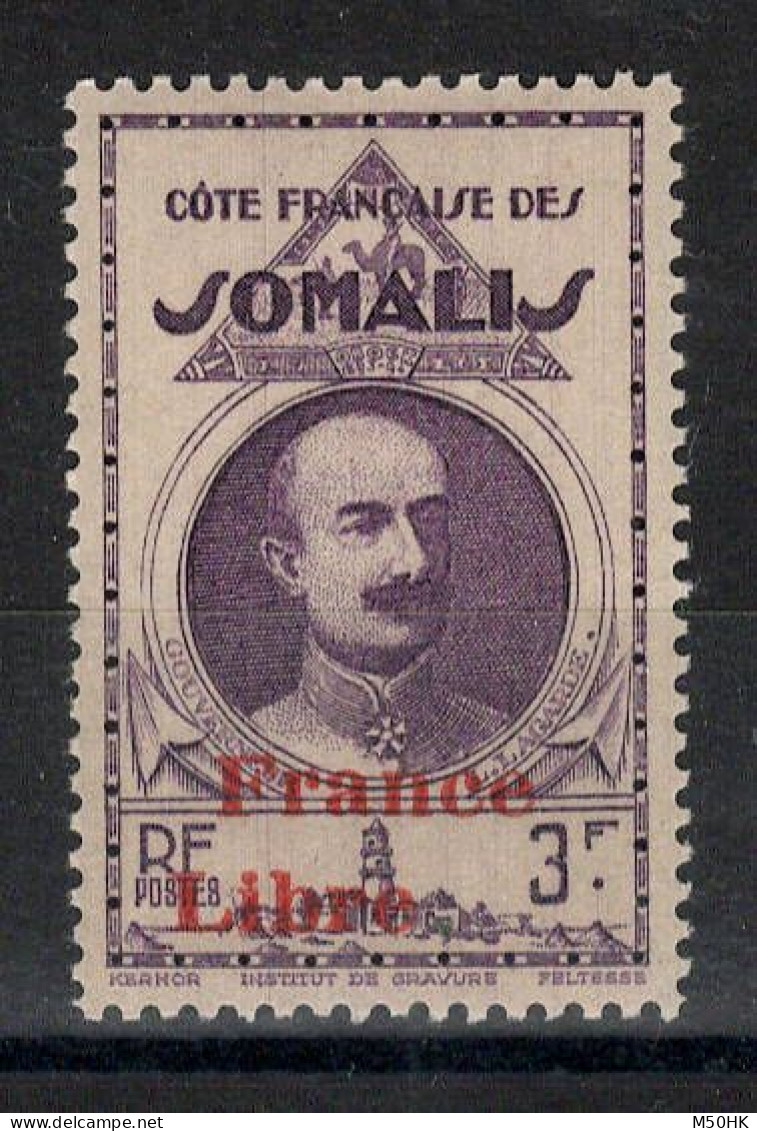 Cote Des Somalis - France Libre - YV 229 N** MNH Luxe - Unused Stamps