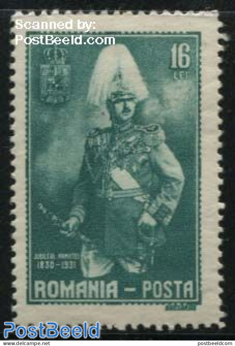 Romania 1931 16L, Stamp Out Of Set, Unused (hinged), History - Various - Kings & Queens (Royalty) - Uniforms - Ongebruikt