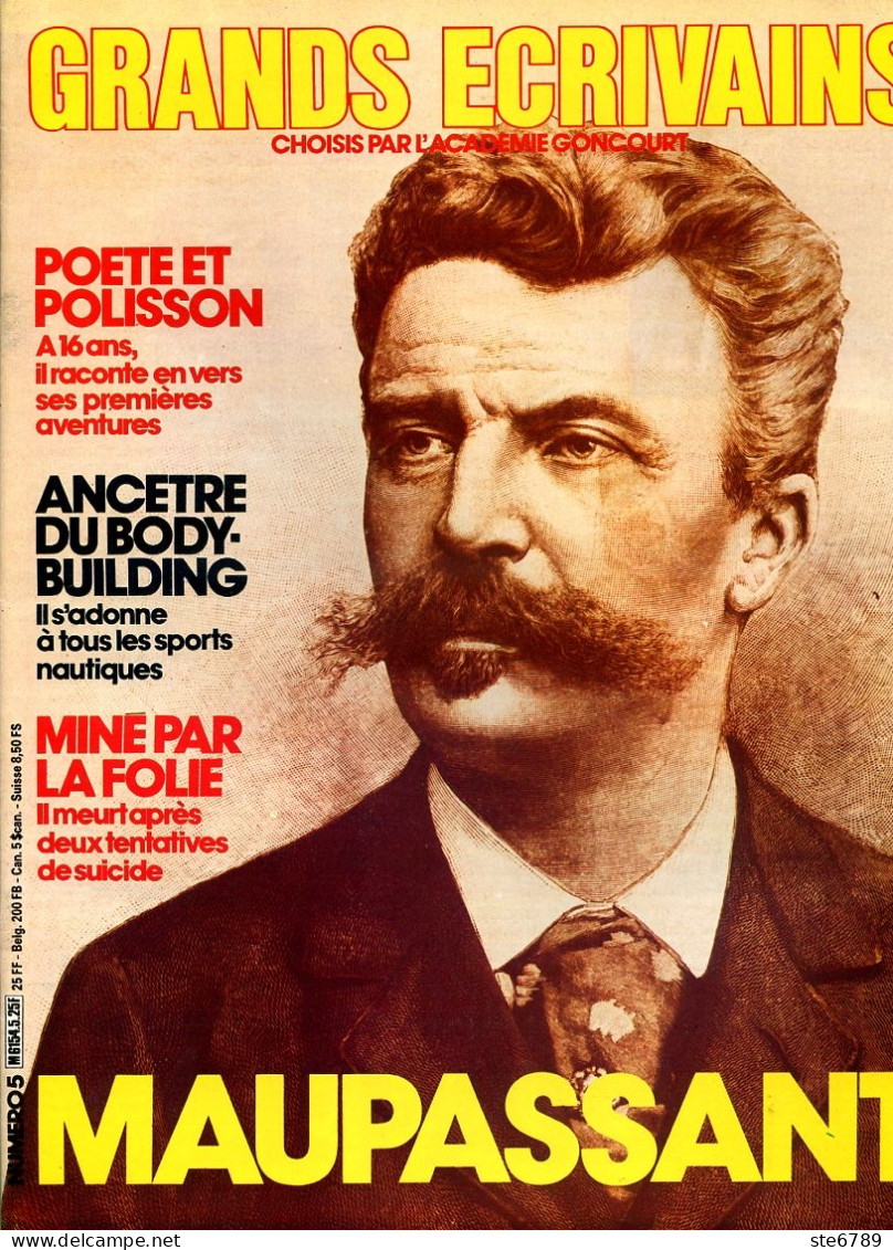 GUY DE MAUPASSANT Ecrivain GRANDS ECRIVAINS N° 5 - Storia