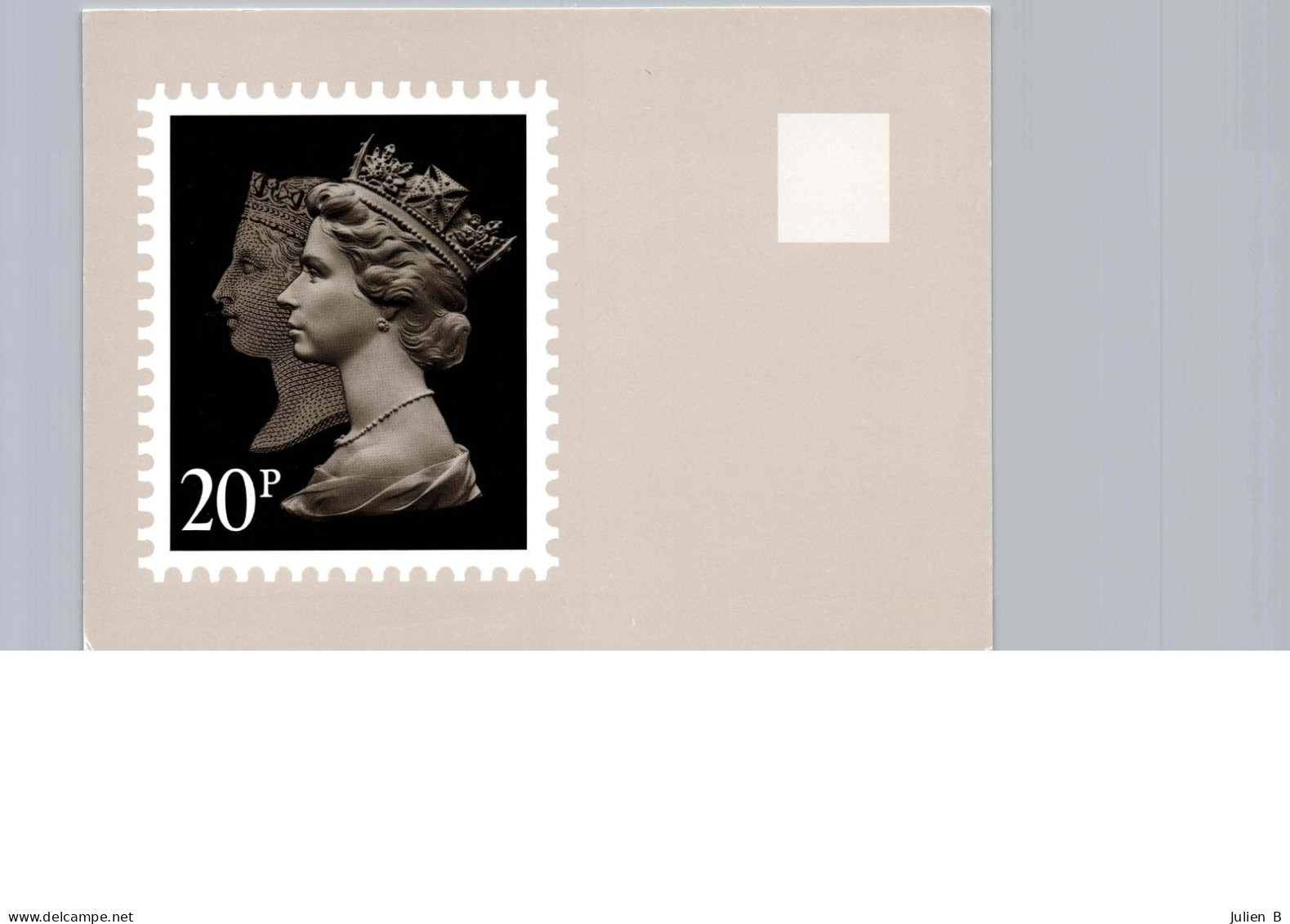 20p, The Penny Black Anniversary, Designed By Jeffrey Matthews, 10 January 1990 - Timbres (représentations)