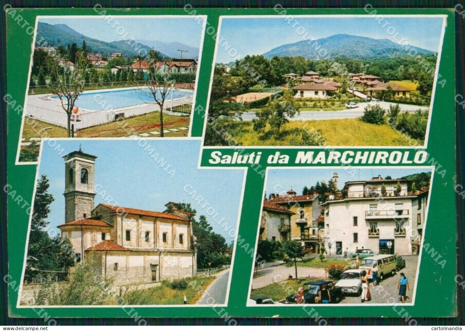 Varese Marchirolo Saluti Da FG Foto Cartolina KVM1430 - Varese