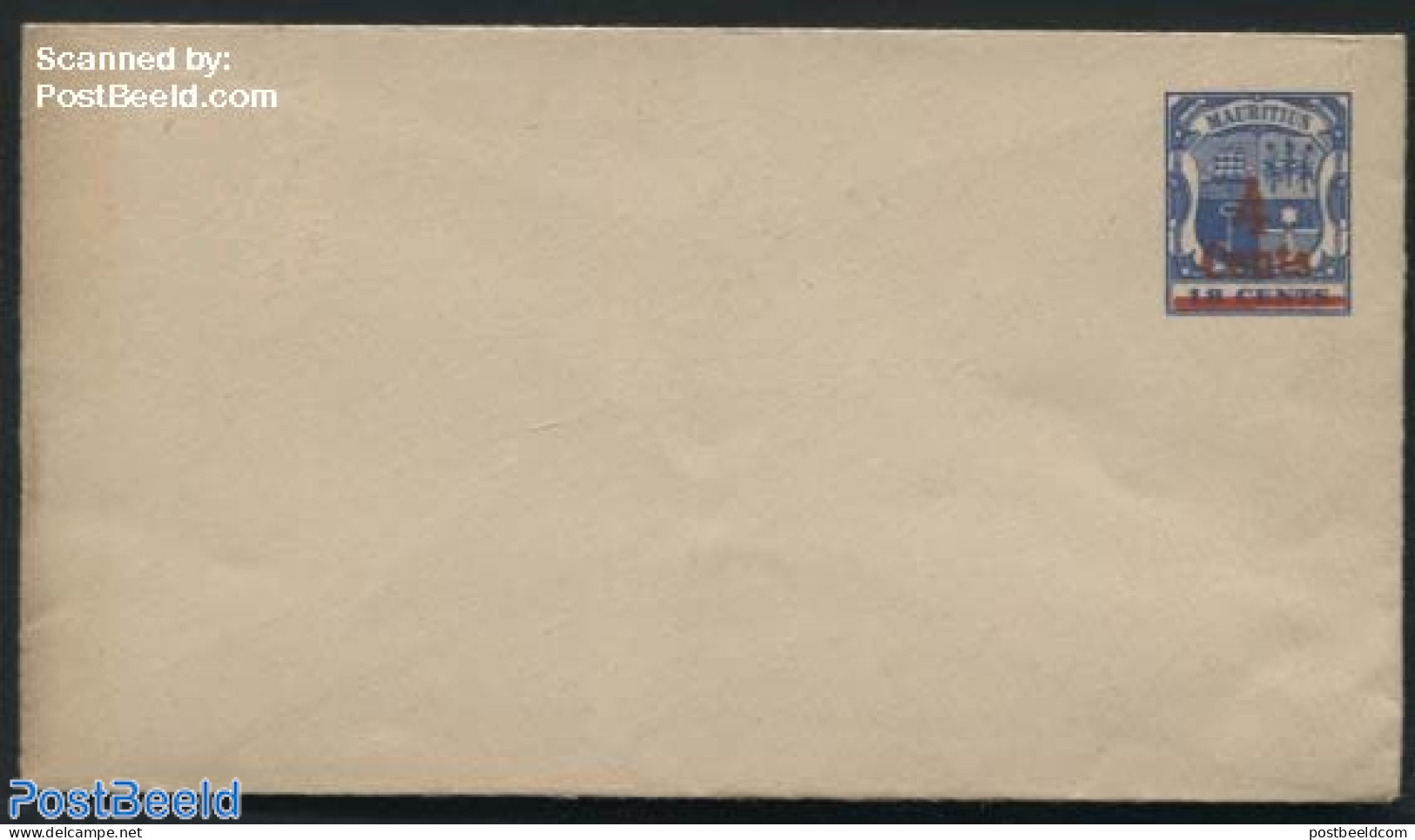 Mauritius 1898 Envelope 4c On 18c (140x79mm), Unused Postal Stationary - Mauricio (1968-...)