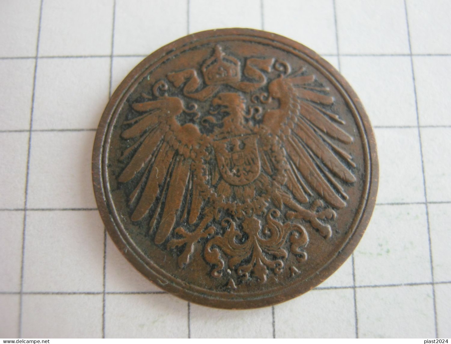 Germany 1 Pfennig 1912 A - 1 Pfennig