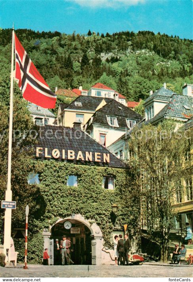 73627501 Bergen Norwegen Floibanenstasjonen Bergen Norwegen - Noruega