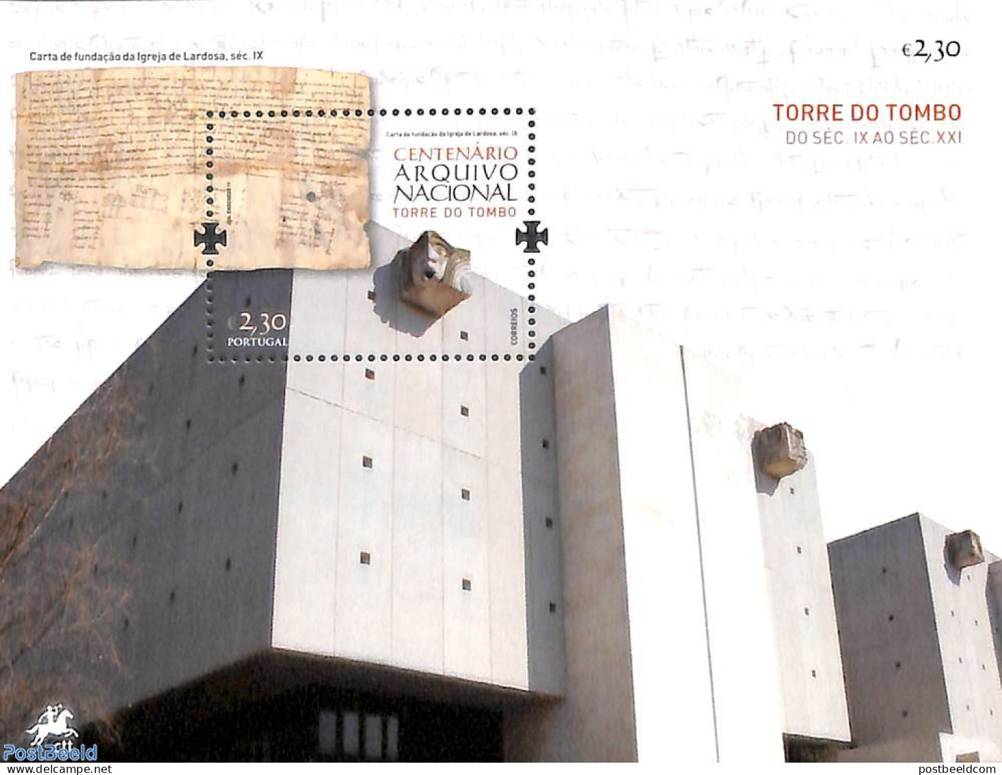 Portugal 2011 National Archives S/s, Mint NH, Art - Libraries - Ongebruikt