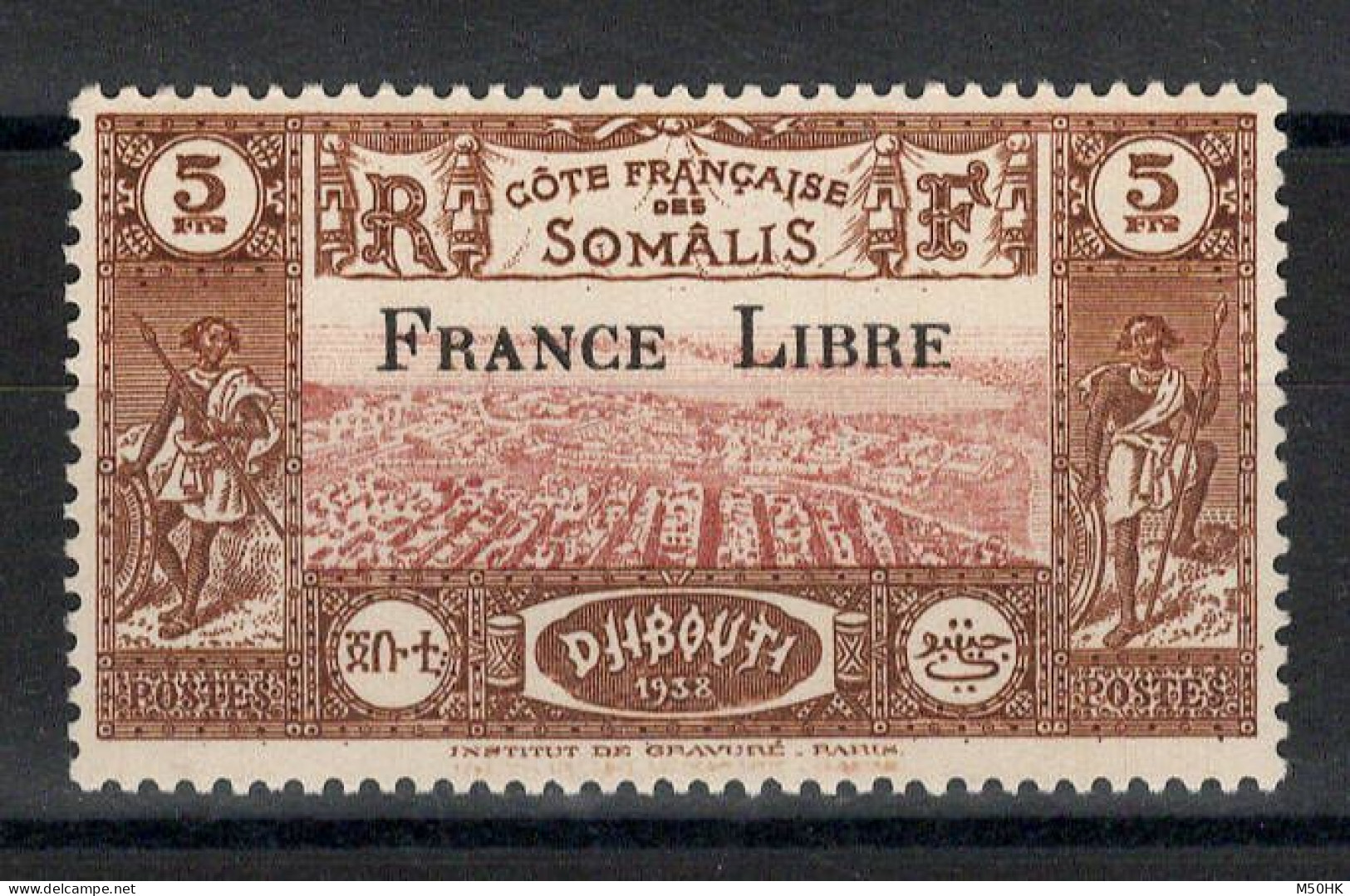 Cote Des Somalis - France Libre - YV 230 N** MNH Luxe - Unused Stamps