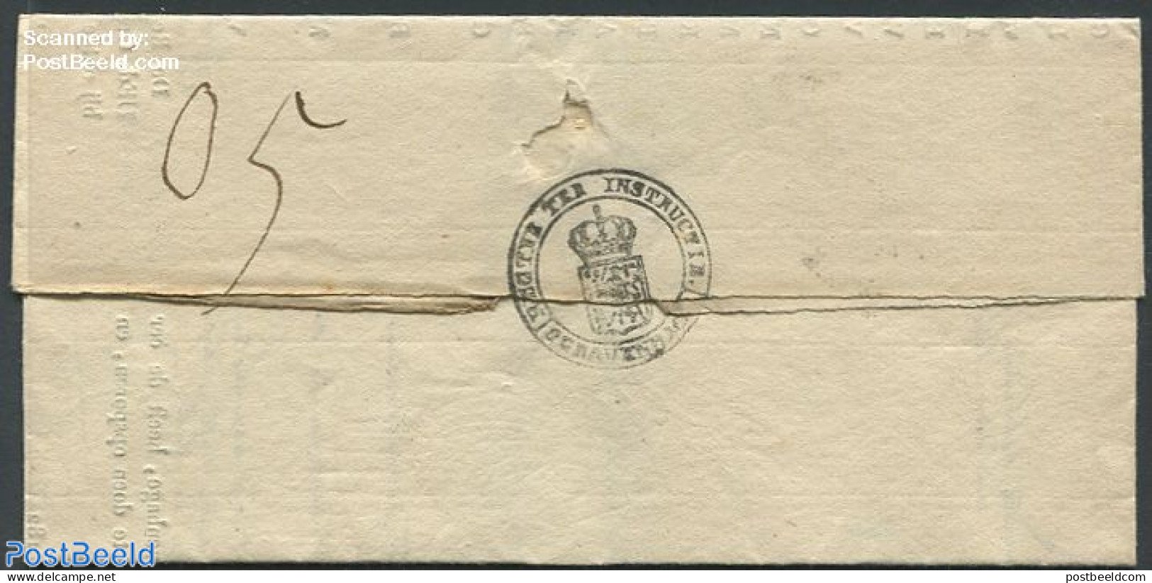 Netherlands 1827 Suspect Description From The Hague To Rijswijk, Postal History - ...-1852 Voorlopers