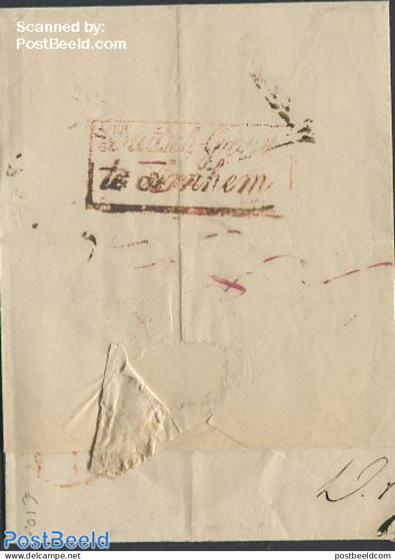 Netherlands 1848 Folding Cover From Frankfurt To The Hague, Postal History - ...-1852 Prephilately