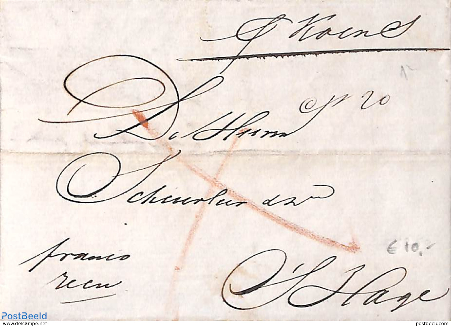 Netherlands 1846 Folding Letter To The Hague, Postal History - ...-1852 Voorlopers