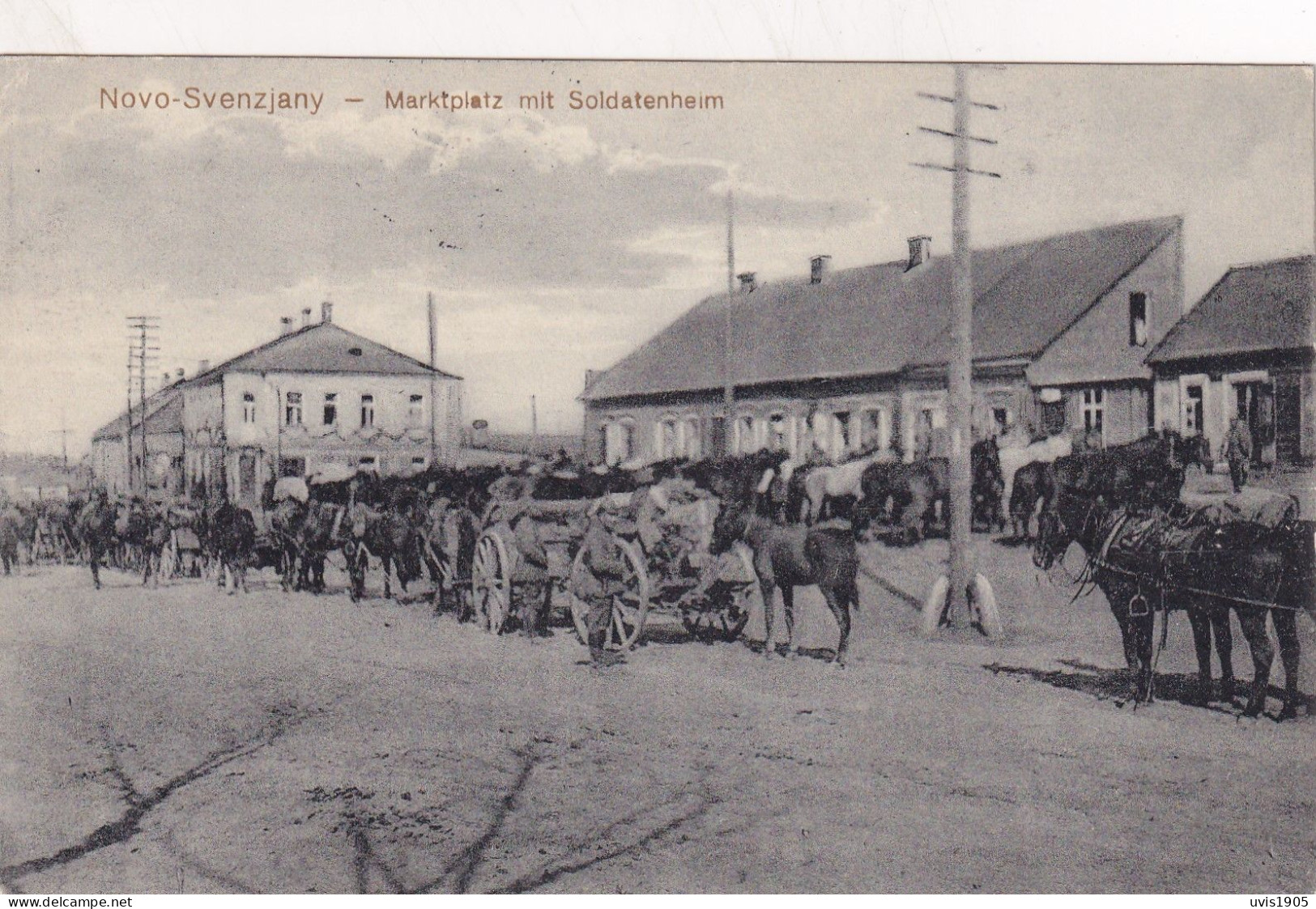 Nowo-Swenciany. Marktplatz. - Lithuania