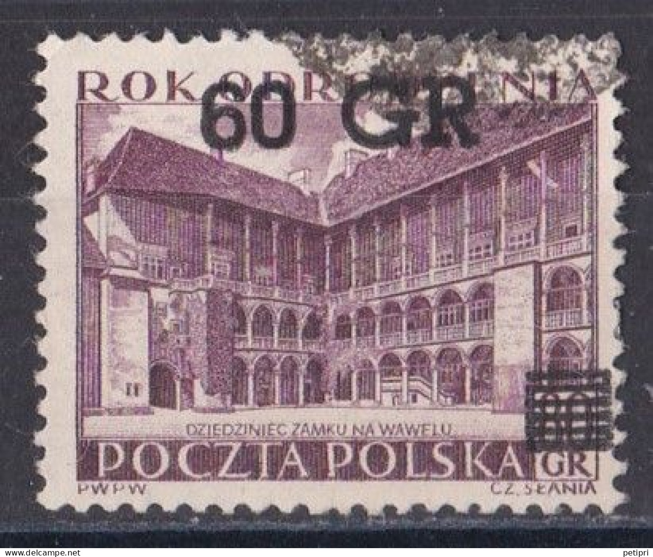 Pologne - République 1944 - 1960   Y & T N °  724  Oblitéré - Usati