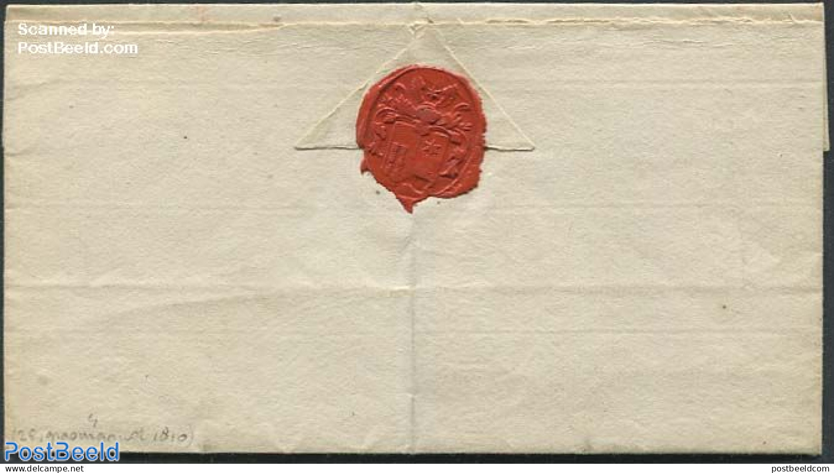 Netherlands 1810 Folding Cover To Etten-Leur, Postal History - ...-1852 Voorlopers