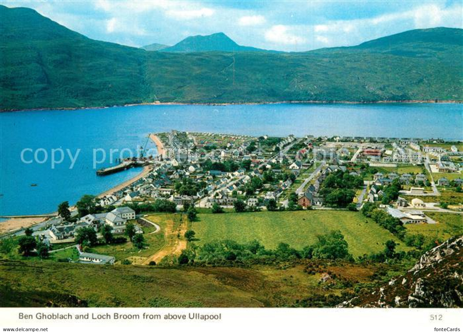 73607460 Ullapool Panorama Ben Ghoblach And Loch Broom Ullapool - Andere & Zonder Classificatie